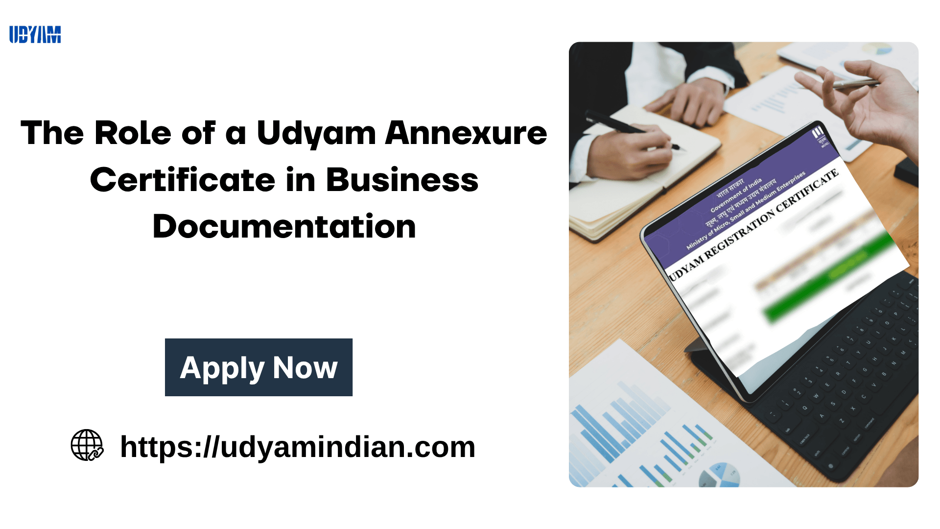 The Role of a Udyam Annexure Certificate in Business Documentation